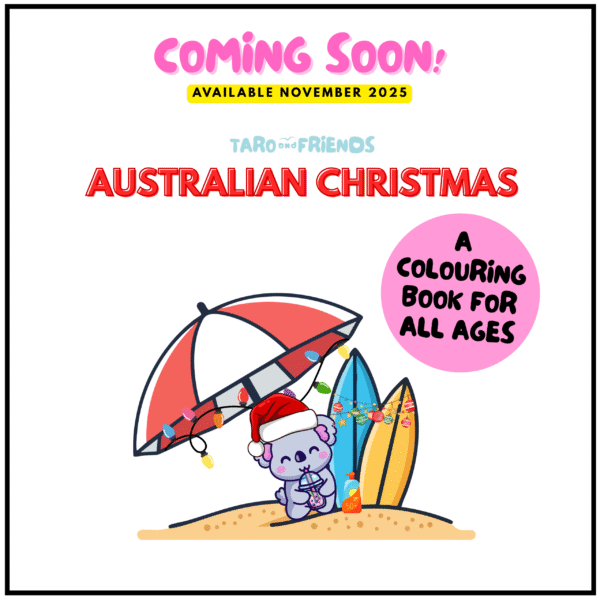 Taro & Friends Australian Christmas Colouring Book - Available November